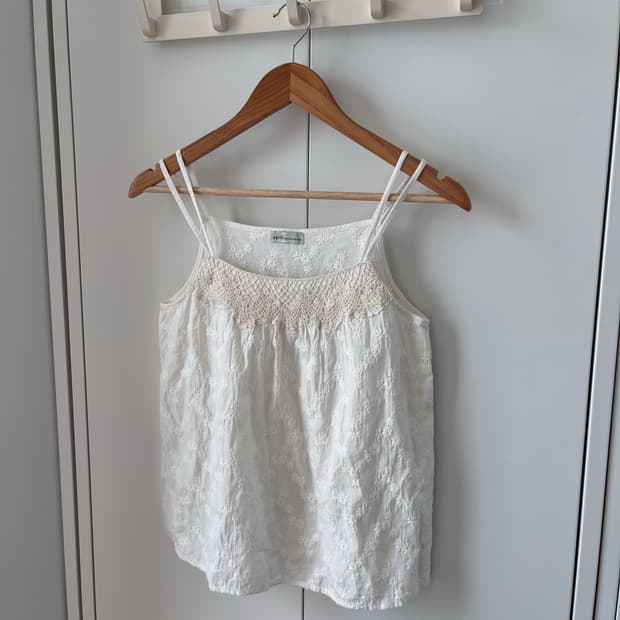 Earth music 얼스뮤직 잔꽃 레이스 슬리브리스