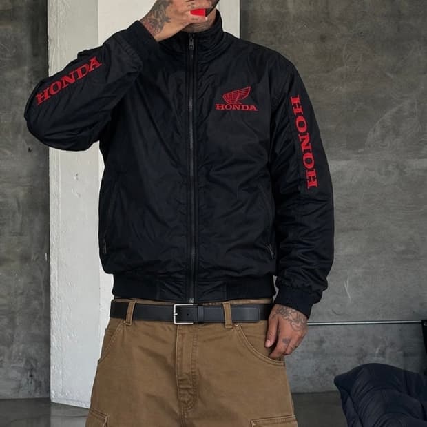 혼다 빈티지 바람막이 자켓