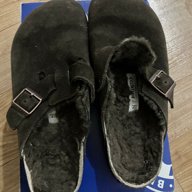 버켄스탁 보스턴 모카 셔링