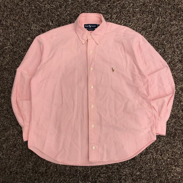 폴로 랄프로렌 옥스포드 핑크 셔츠