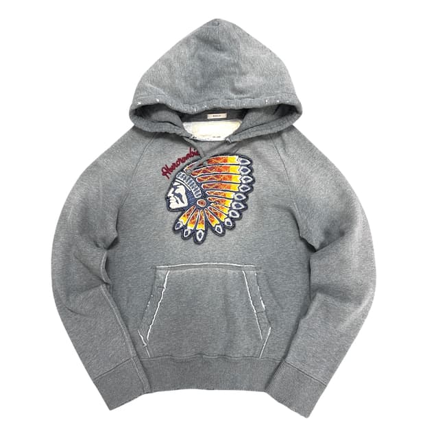 아베크롬비 그레이 인디안 후드(M)