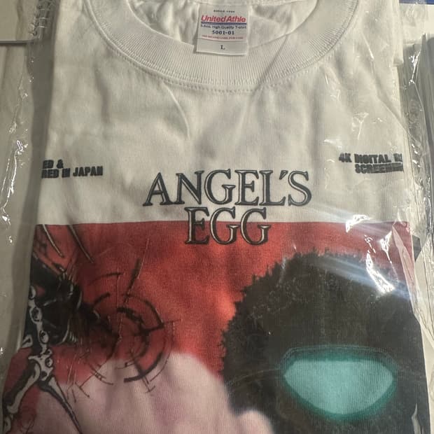 40주년 기념 천사의 알 Angel's Egg 티셔츠 L 새상품