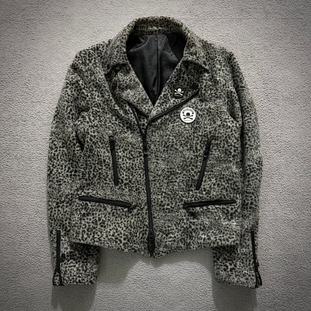 Roen x semanticdesign leopard jacket