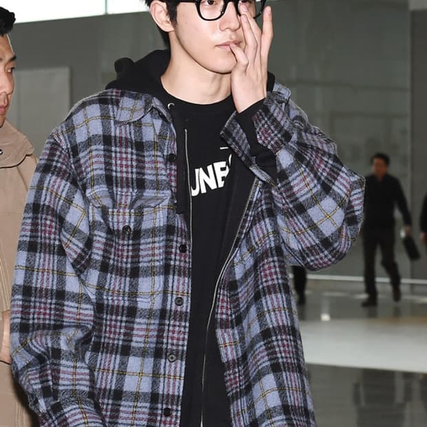 우영미 플란넬 셔츠 자켓 46