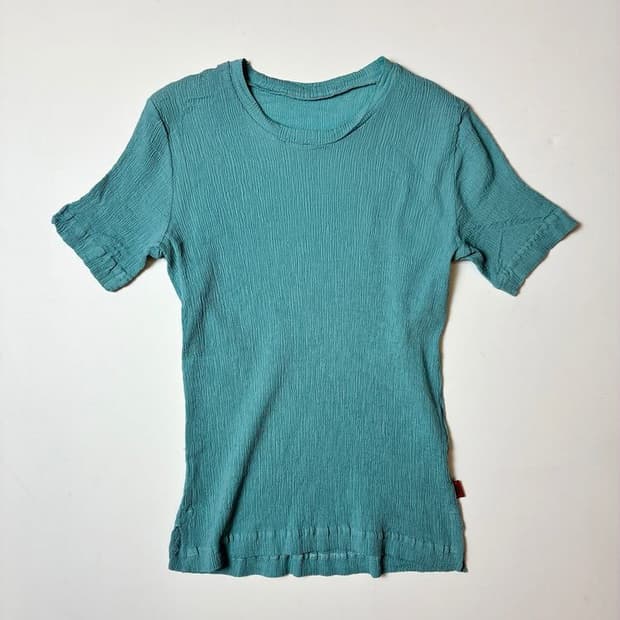 이세이미야케 20SS 지그재그 리브드 튜닉 반팔 티셔츠 PN9590