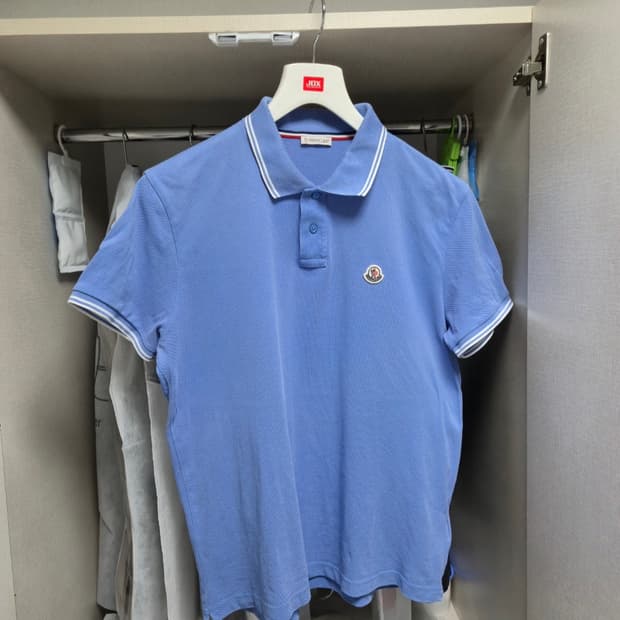 정품 몽클레어 카라 반팔티 105-XL