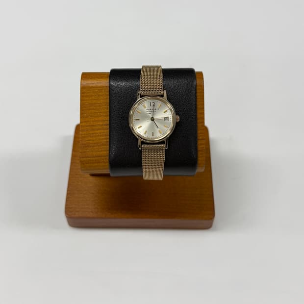 Margaret Howell round watch in gold