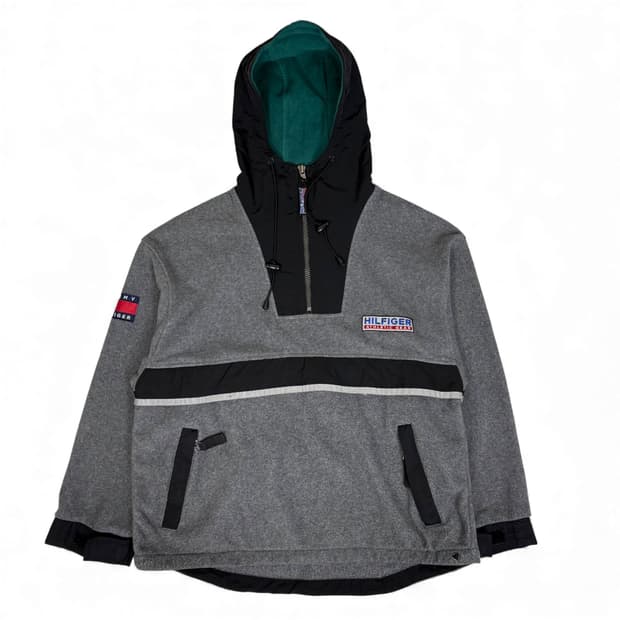 tommy hilfiger fleece anorak