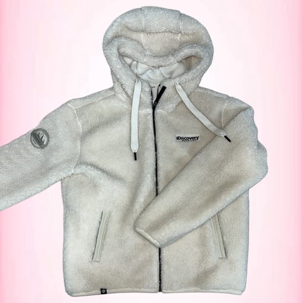 디스커버리 양털 후리스 집업