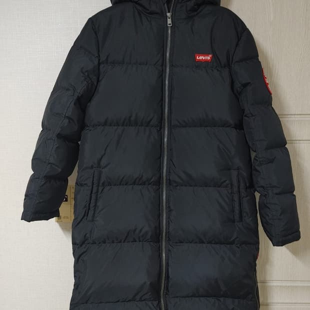리바이스 키즈 롱패딩 블랙 L 