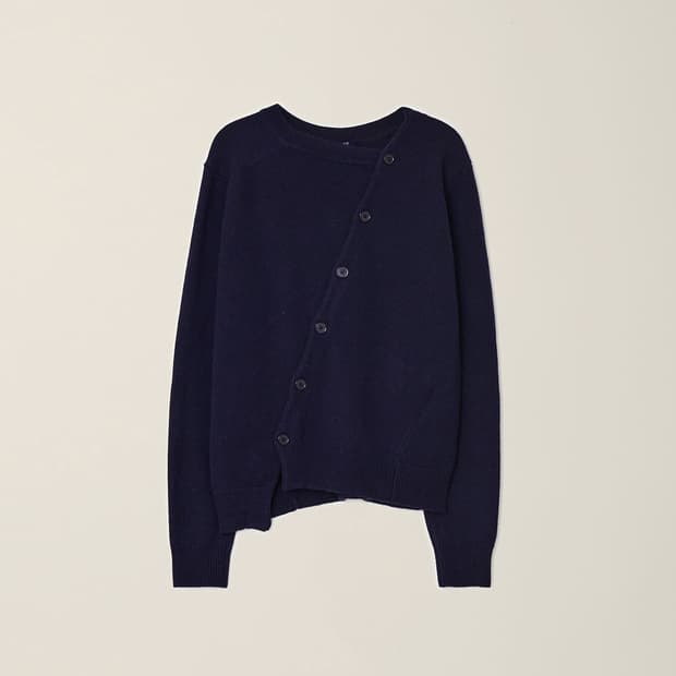 EE  2 WAY CARDIGAN NAVY XL