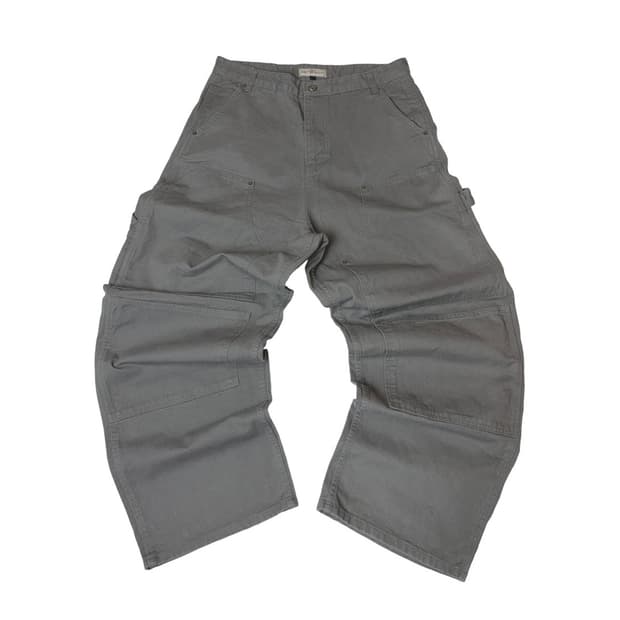 아오이로 커티드 더블니팬츠 그레이