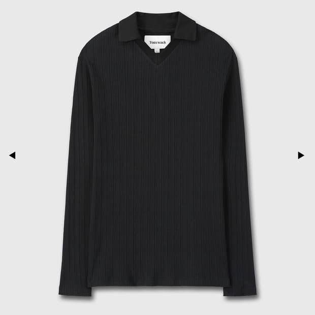 [TONYWACK] PLEATS SLIM POLO SHIRT (M)
