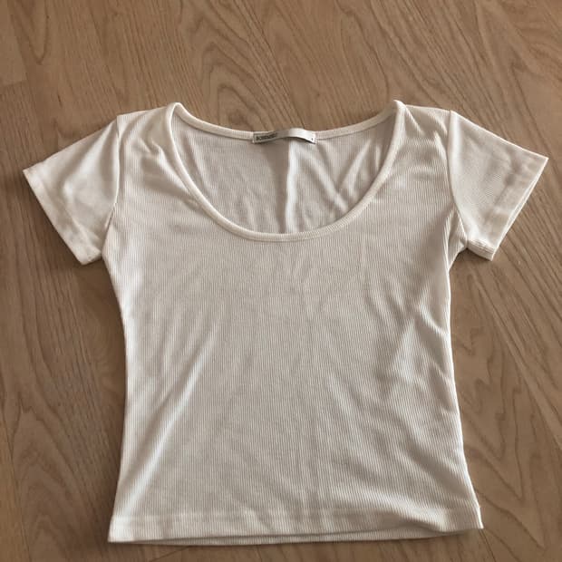 보헤비안서울 하프 리브드 티 반팔 화이트 S