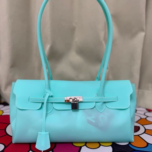 젤리버킨백/jelly firkin bag (sky blue)