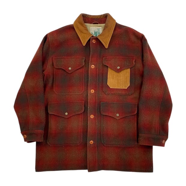 8-90’s 골든베어 울/레더 헌팅 크루즈 자켓