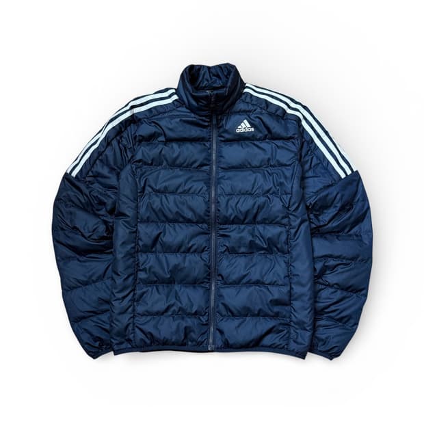 아디다스 네이비 덕 다운 경량 패딩