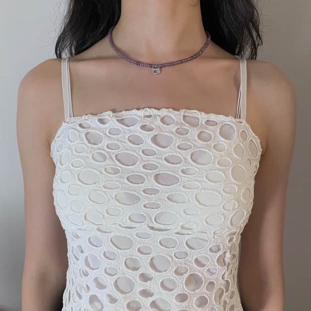 세나비 도트 슬리브