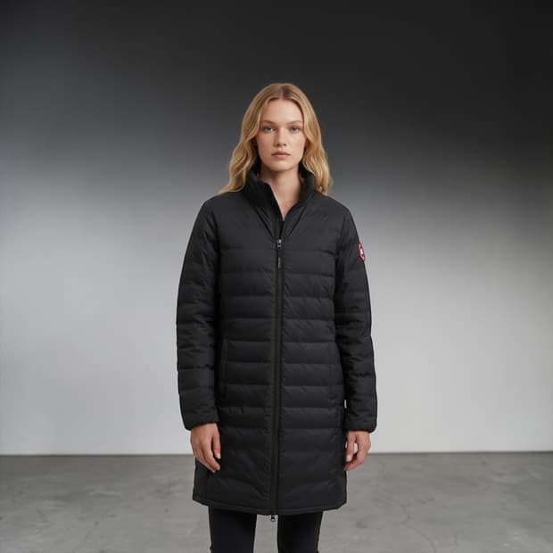 M/ 캐나다구스 캠프 다운 경량 롱패딩 점퍼