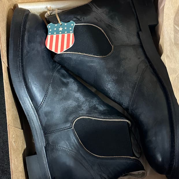 Rrl 더블알엘 콩그레스 첼시 부츠 10D