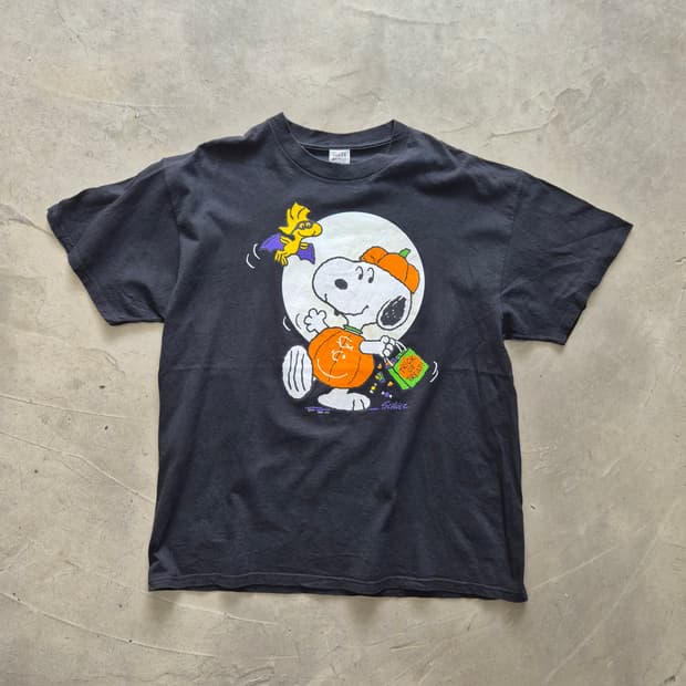 00's Snoopy 스누피 할로윈 프로모 빈티지 티셔츠