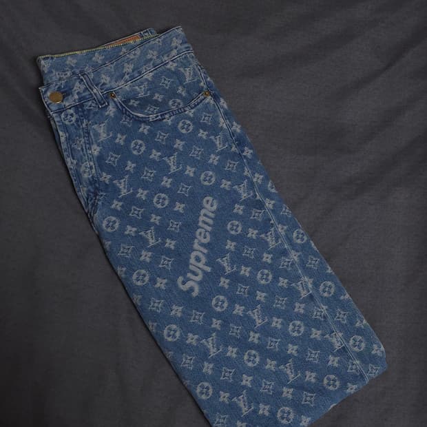 [31] 슈프림 루이비통 모노그램 데님팬츠