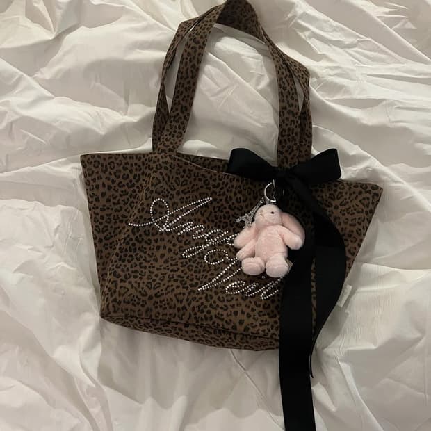 tanger 탠저 레오파드 다이아 숄더백 갸루 가방