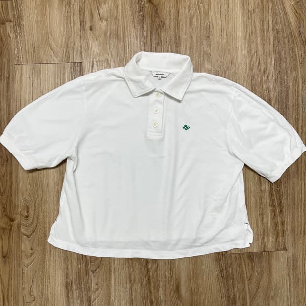 빈폴 화이트 PK 반팔 티셔츠 95