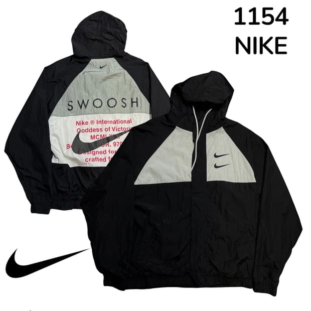 나이키 더블 스우시 바람막이 XXL