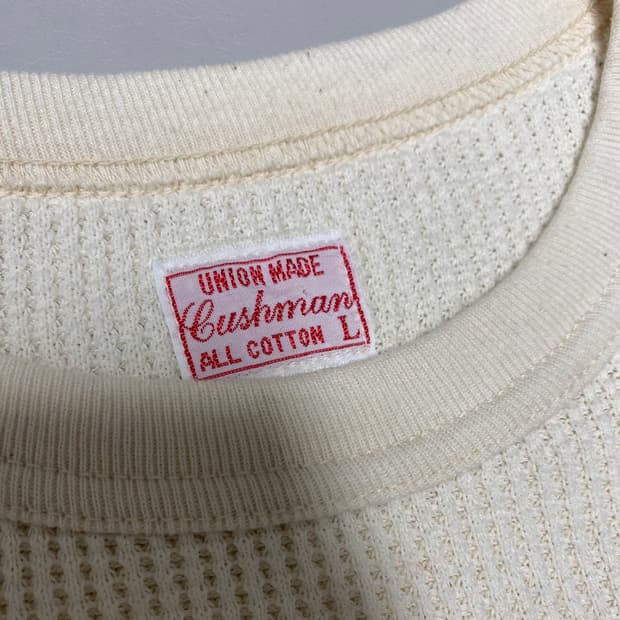 Cushman 쿠쉬맨 빅 와플 롱 슬리브 티 L