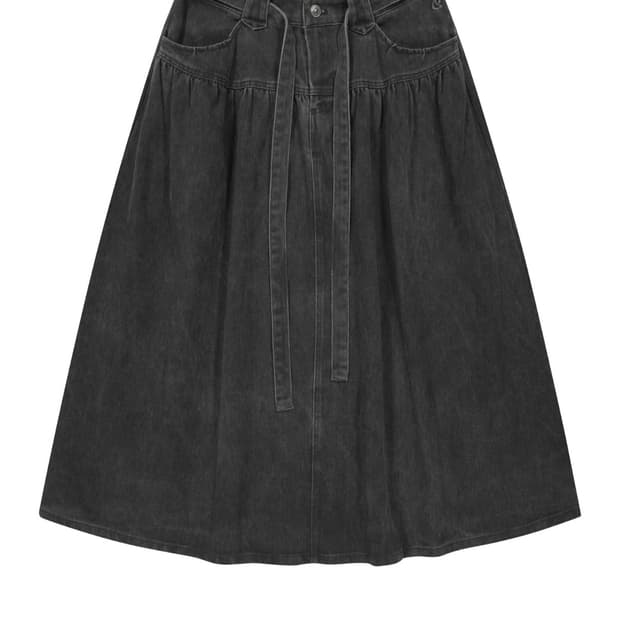 코이세이오 PUFFY COTTON SKIRT CHARCOAL