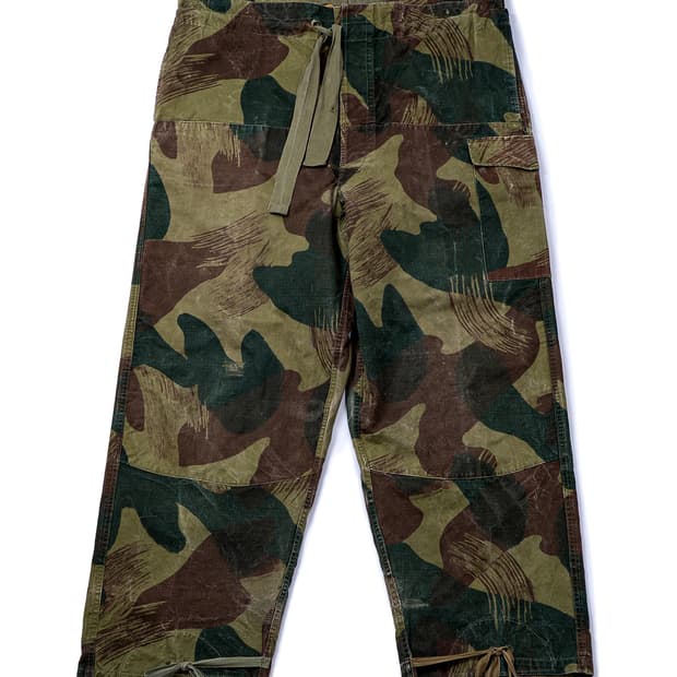 50s Belgain Brushstroke Camouflage Pants