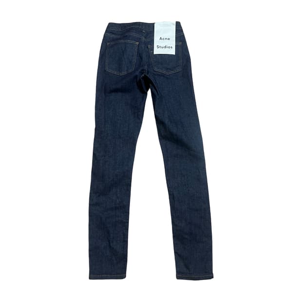 Acne Studios 스킨 5 로우 린스 스키니진