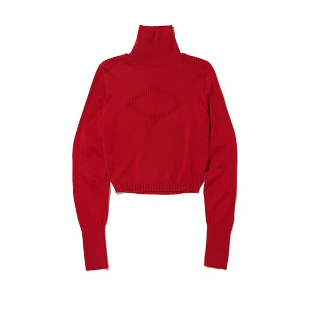 TURTLE NECK KNIT TOP