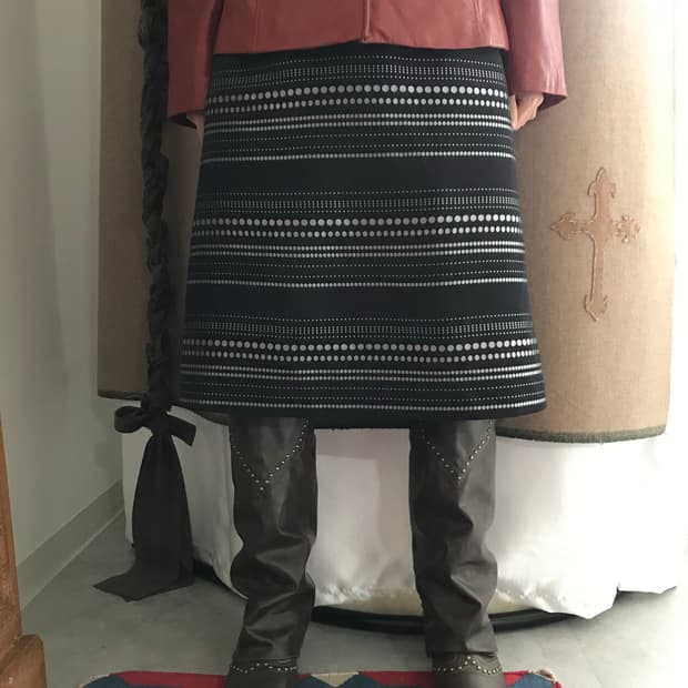 Courreges pattern skirt (27inch)
