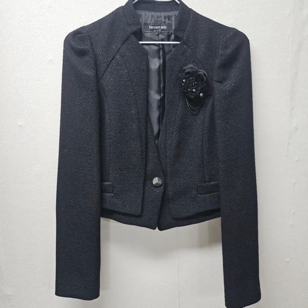 케네스 레이디 Kenneth Lady 트위드 자켓 38