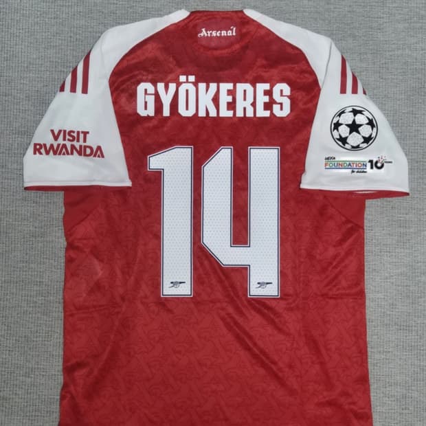 25-26 아스날 요케레스 홈 유니폼 L사이즈
