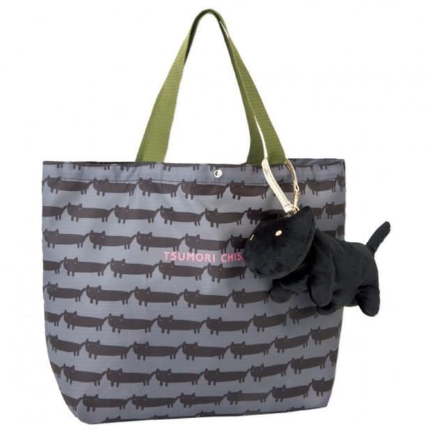 츠모리 치사토 고양이 토트백+고양이 파우치
