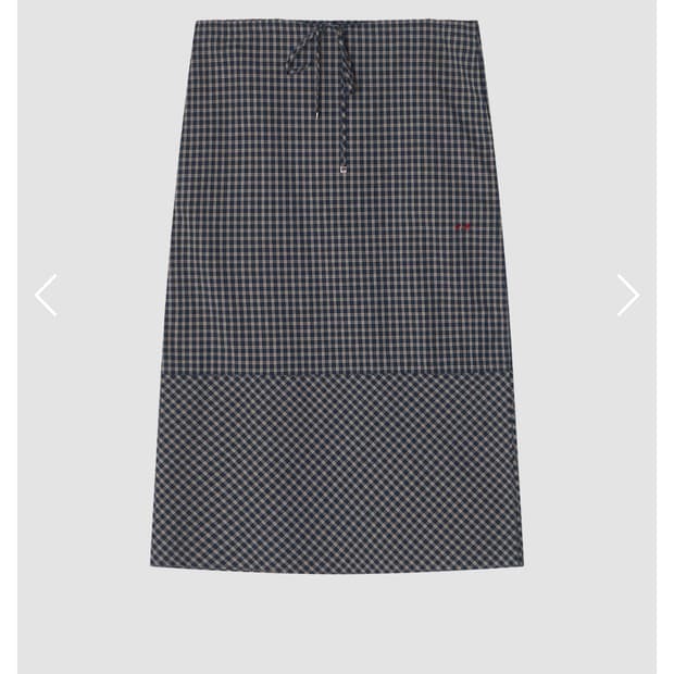 쏘딩키브레드 체크 스커트