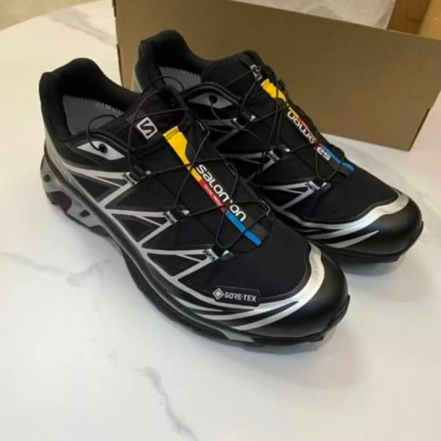 살로몬 XT-6 고어텍스 블랙 실버