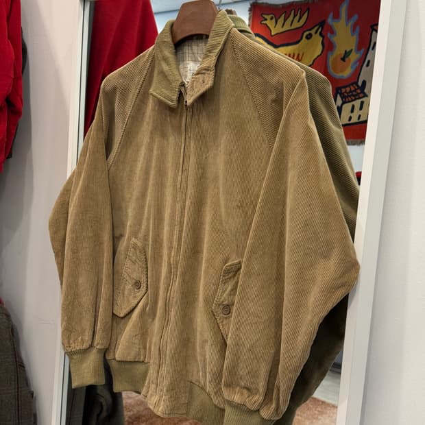 Chicago 빈티지 코듀로이 헤링턴 블루종 자켓 (made Japan)