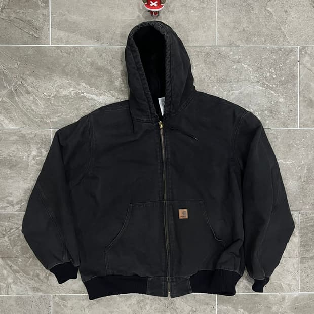 (XL) 칼하트 덕 액티브 후드자켓 J130 BLK 블랙