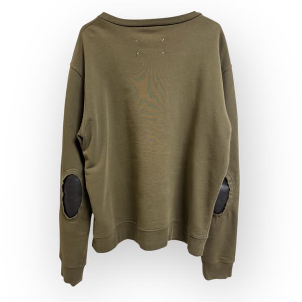 마르지엘라 엘보우패치 맨투맨