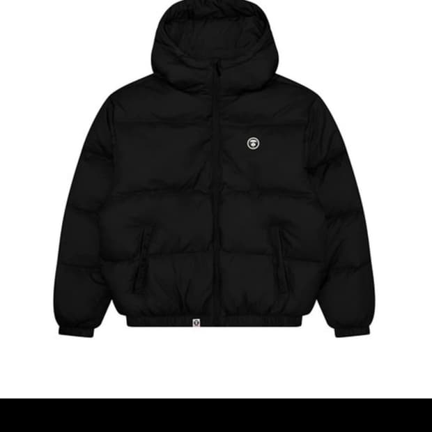 Aape 에이프 29.5인치 나우 다운 자켓 블랙 XL