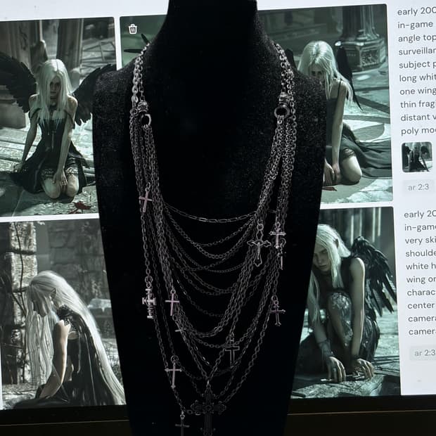 Layered custom necklace 01