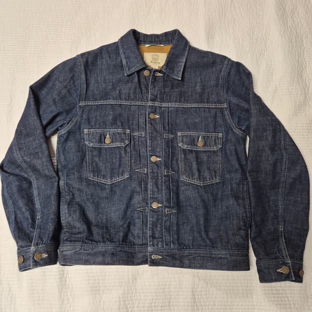 바스통 110 데님 트러커 자켓 L 사이즈 (105)