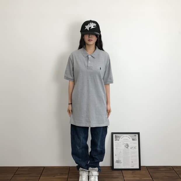 Polo Ralph Lauren Gray Pony Polo