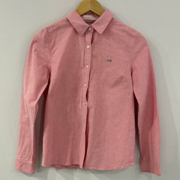 라코스테 핑크 셔츠 36