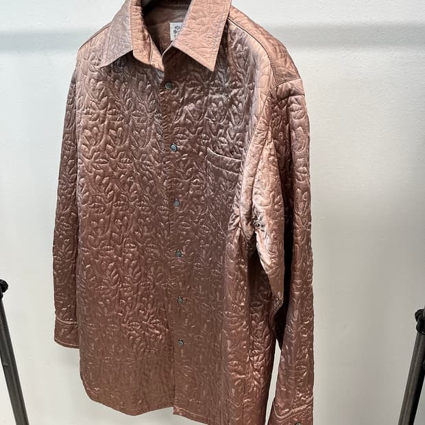 105) 마르지엘라 신형 새틴 오버 퀼팅자켓 