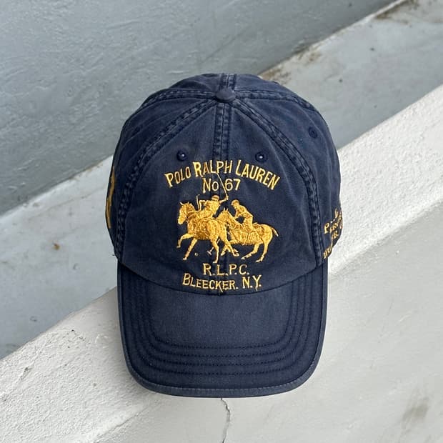 [F] 폴로 랄프로렌 블리커 뉴욕 빈티지 볼캡 모자